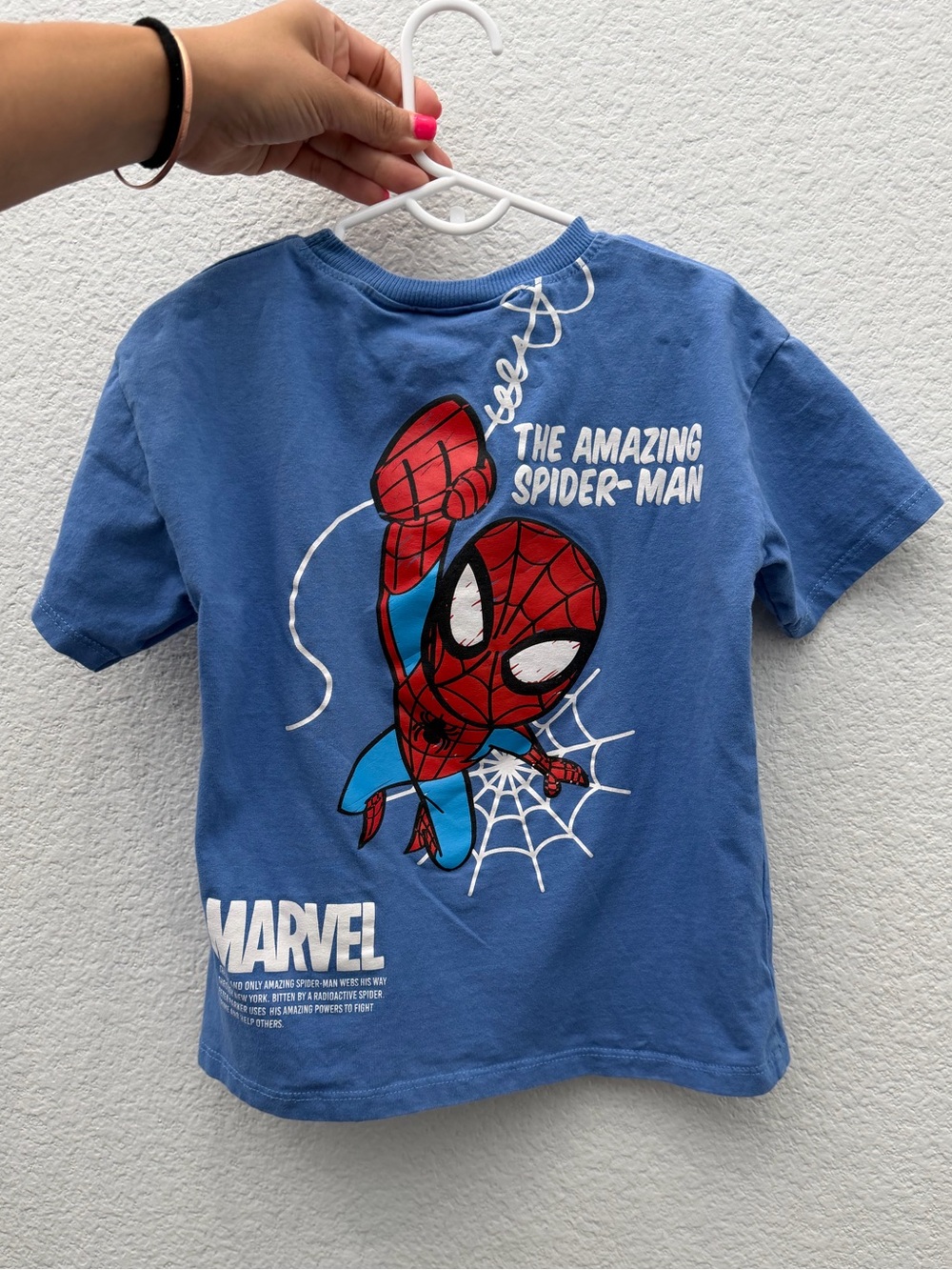 Zara Blue Kids Spider-Man Graphic Tee